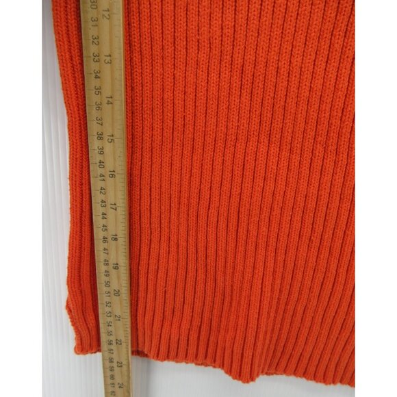 VINTAGE Gap Sweater XS Vest Turtleneck Pullover Ribbed Knit Cotton - Picture 3 of 9